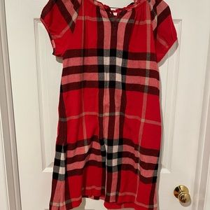Burberry plaid dress